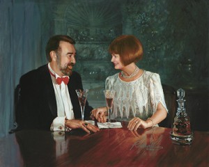 Portrait in Oil of Tampa Bay Magazine Publishers