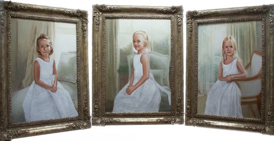 Custom Portraits Painted in Oil for Mother's Day