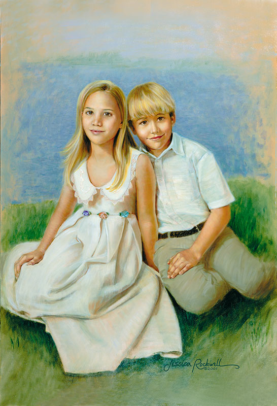 Custom family portrait Portrait Kid's portrait Custom watercolor portrait Watercolor portrait Brother's portrait