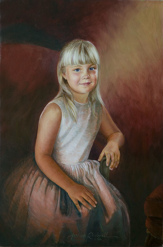 Children Oil Portraits - Jessica Rockwell Portraits