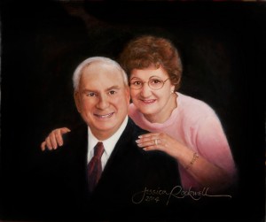 Formal oil portrait is “Gift of a Lifetime” for couple’s 60th Anniversary