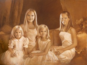 Custom Family Oil Portrait