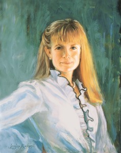 oil portrait tribute to Dr. Megan Shields